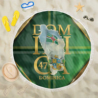 Dominica Independence Day Beach Blanket 47 Years Of Freedom - Wonder Print Shop