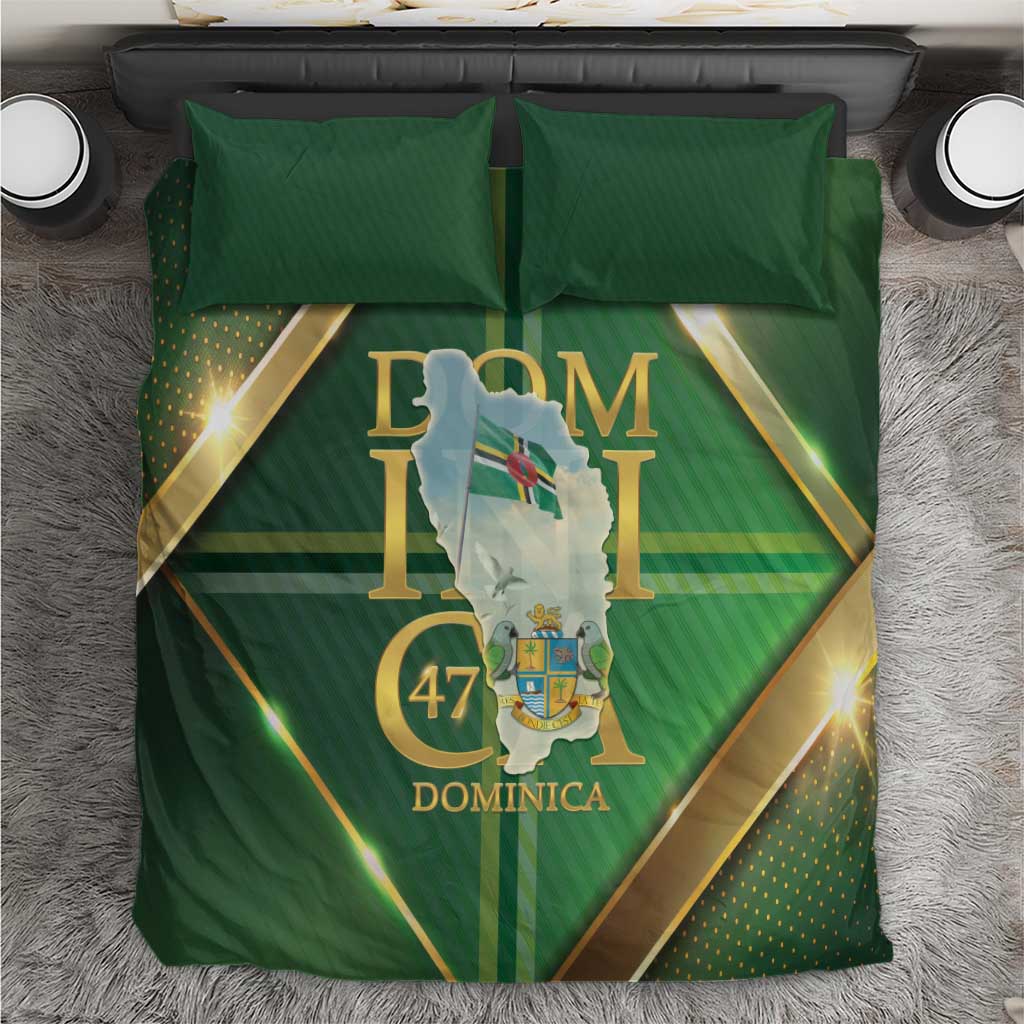 Dominica Independence Day Bedding Set 47 Years Of Freedom - Wonder Print Shop