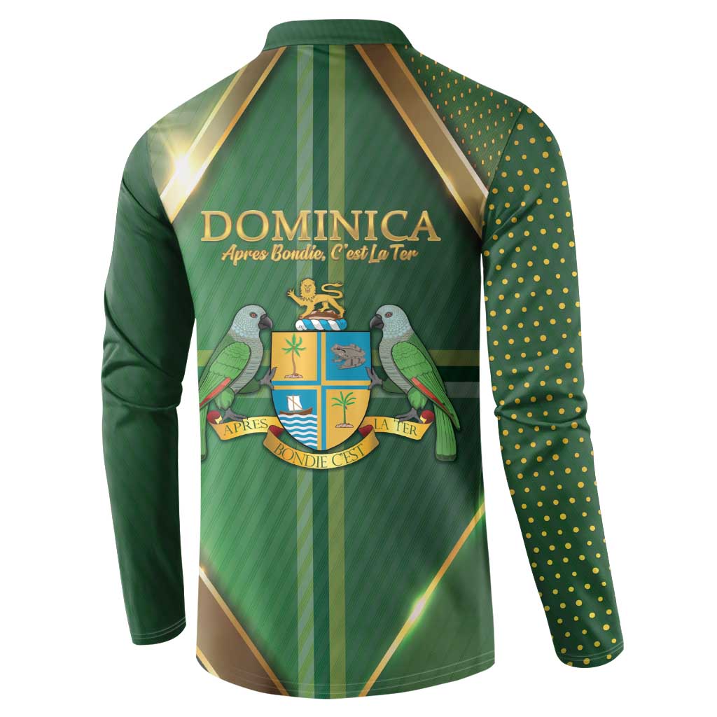 Dominica Independence Day Button Sweatshirt 47 Years Of Freedom - Wonder Print Shop