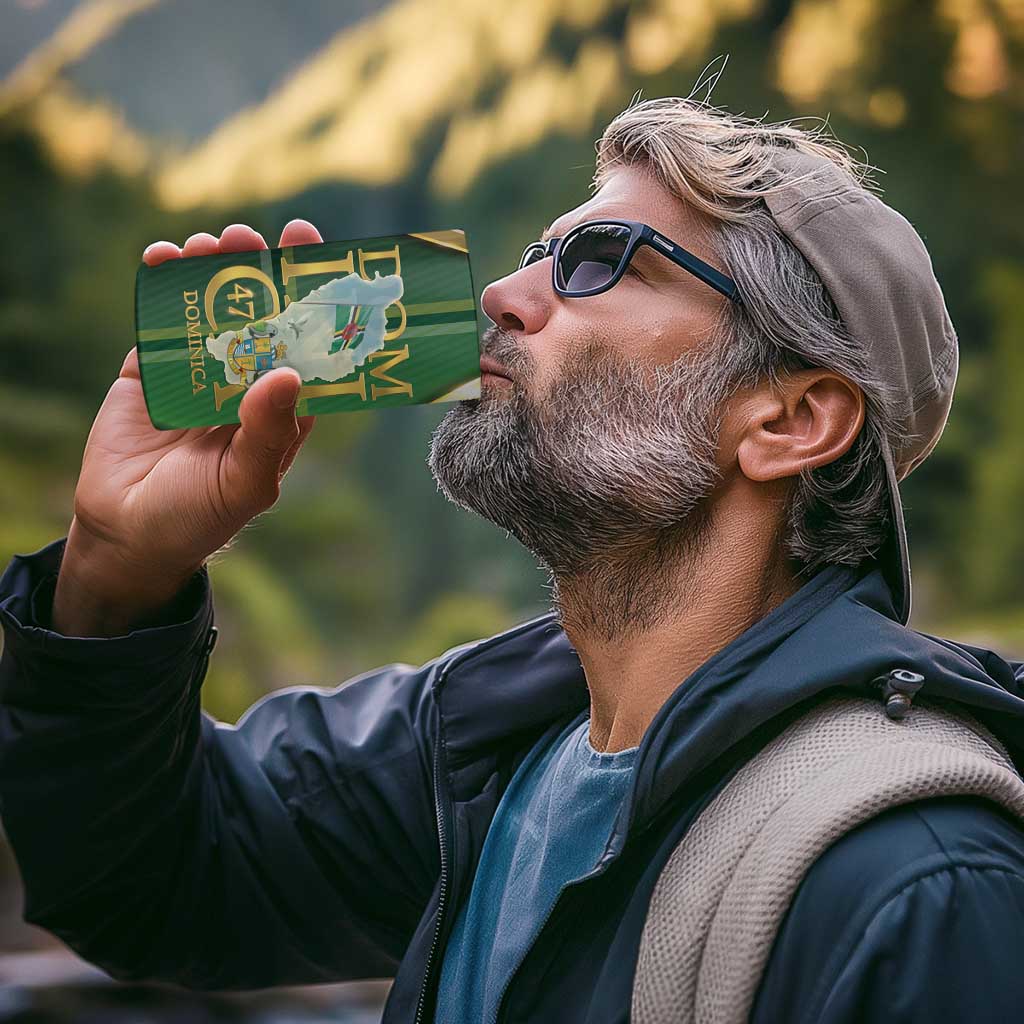 Dominica Independence Day 4 in 1 Can Cooler Tumbler 47 Years Of Freedom - Wonder Print Shop