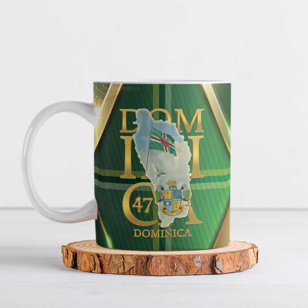 Dominica Independence Day Ceramic Mug 47 Years Of Freedom - Wonder Print Shop