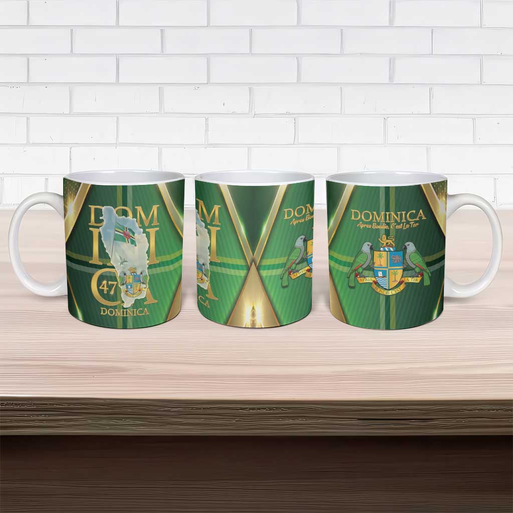 Dominica Independence Day Ceramic Mug 47 Years Of Freedom - Wonder Print Shop