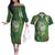 Dominica Independence Day Couples Matching Off The Shoulder Long Sleeve Dress and Hawaiian Shirt 47 Years Of Freedom - Wonder Print Shop
