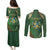 Dominica Independence Day Couples Matching Puletasi and Long Sleeve Button Shirt 47 Years Of Freedom - Wonder Print Shop