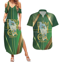Dominica Independence Day Couples Matching Summer Maxi Dress and Hawaiian Shirt 47 Years Of Freedom - Wonder Print Shop