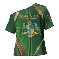 Dominica Independence Day Cross Shoulder Shirt 47 Years Of Freedom - Wonder Print Shop