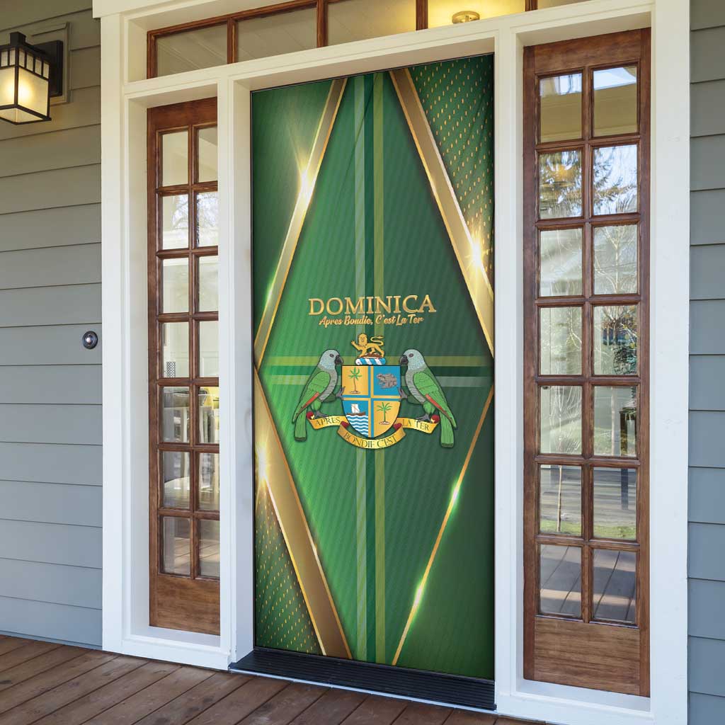 Dominica Independence Day Door Cover 47 Years Of Freedom - Wonder Print Shop