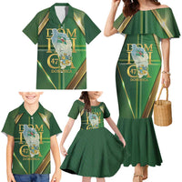 Dominica Independence Day Family Matching Mermaid Dress and Hawaiian Shirt 47 Years Of Freedom - Wonder Print Shop