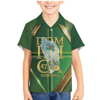 Dominica Independence Day Family Matching Mermaid Dress and Hawaiian Shirt 47 Years Of Freedom - Wonder Print Shop