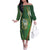 Dominica Independence Day Family Matching Off The Shoulder Long Sleeve Dress and Hawaiian Shirt 47 Years Of Freedom - Wonder Print Shop