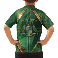 Dominica Independence Day Family Matching Off Shoulder Short Dress and Hawaiian Shirt 47 Years Of Freedom - Wonder Print Shop