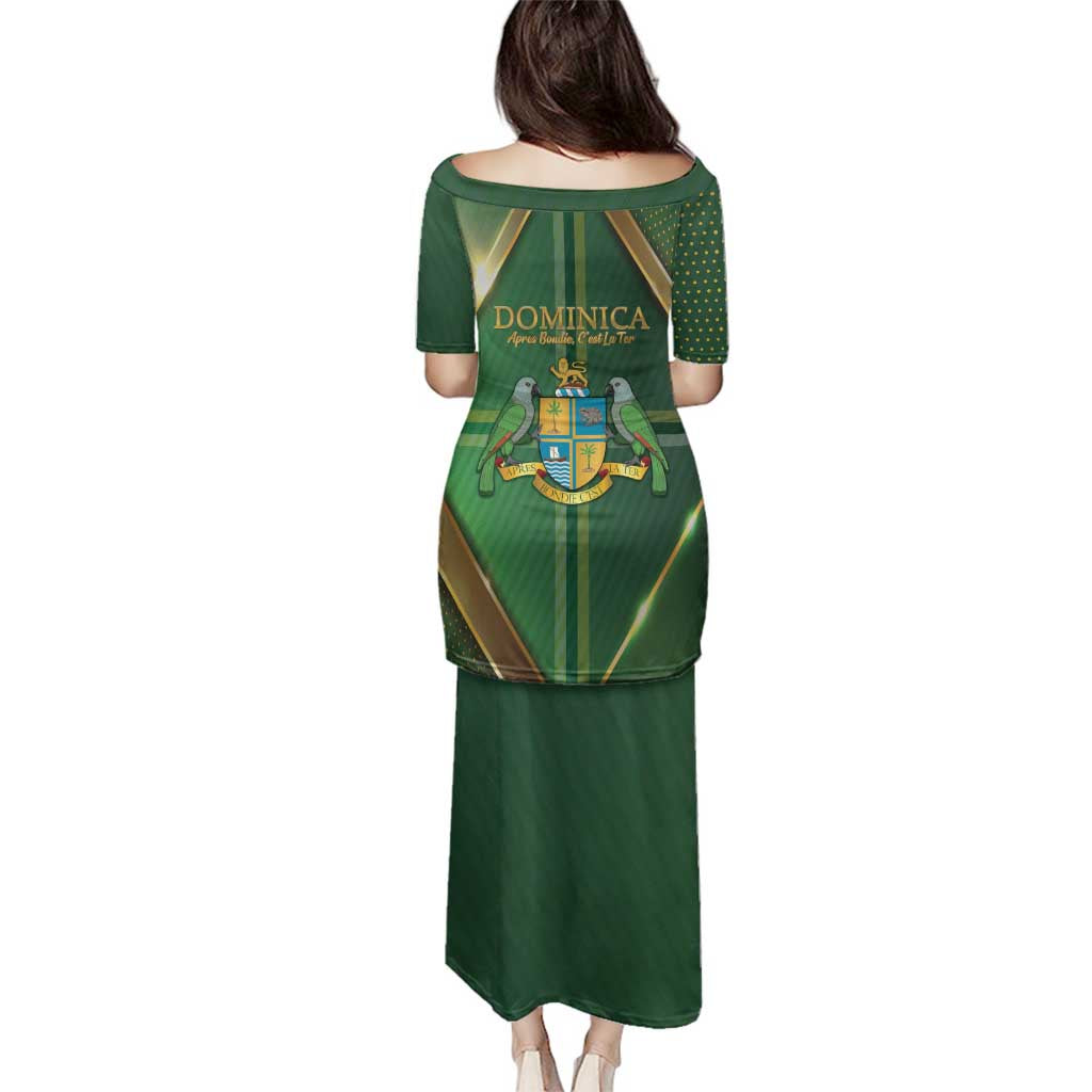 Dominica Independence Day Family Matching Puletasi and Hawaiian Shirt 47 Years Of Freedom - Wonder Print Shop