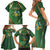 Dominica Independence Day Family Matching Short Sleeve Bodycon Dress and Hawaiian Shirt 47 Years Of Freedom - Wonder Print Shop