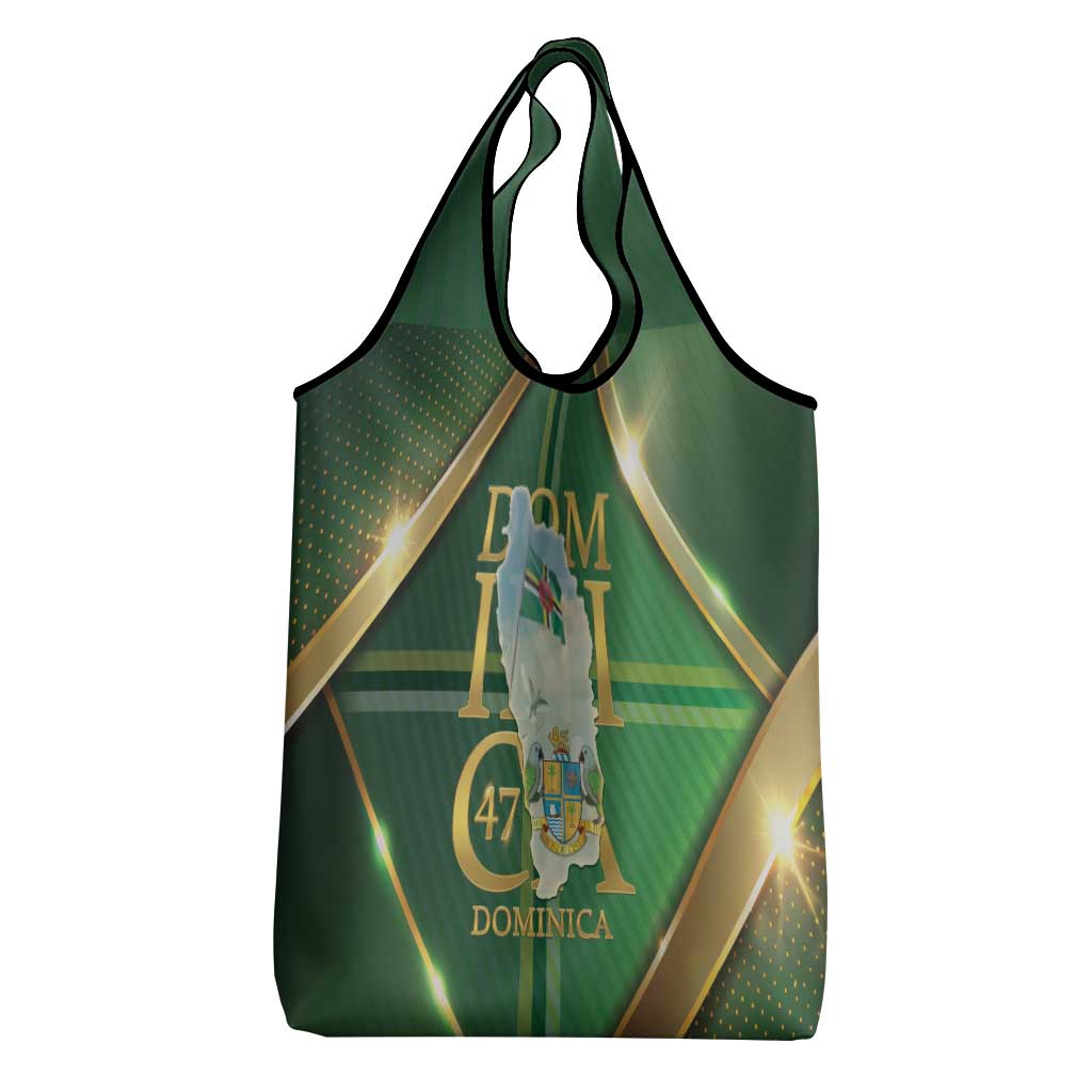 Dominica Independence Day Grocery Bag 47 Years Of Freedom - Wonder Print Shop