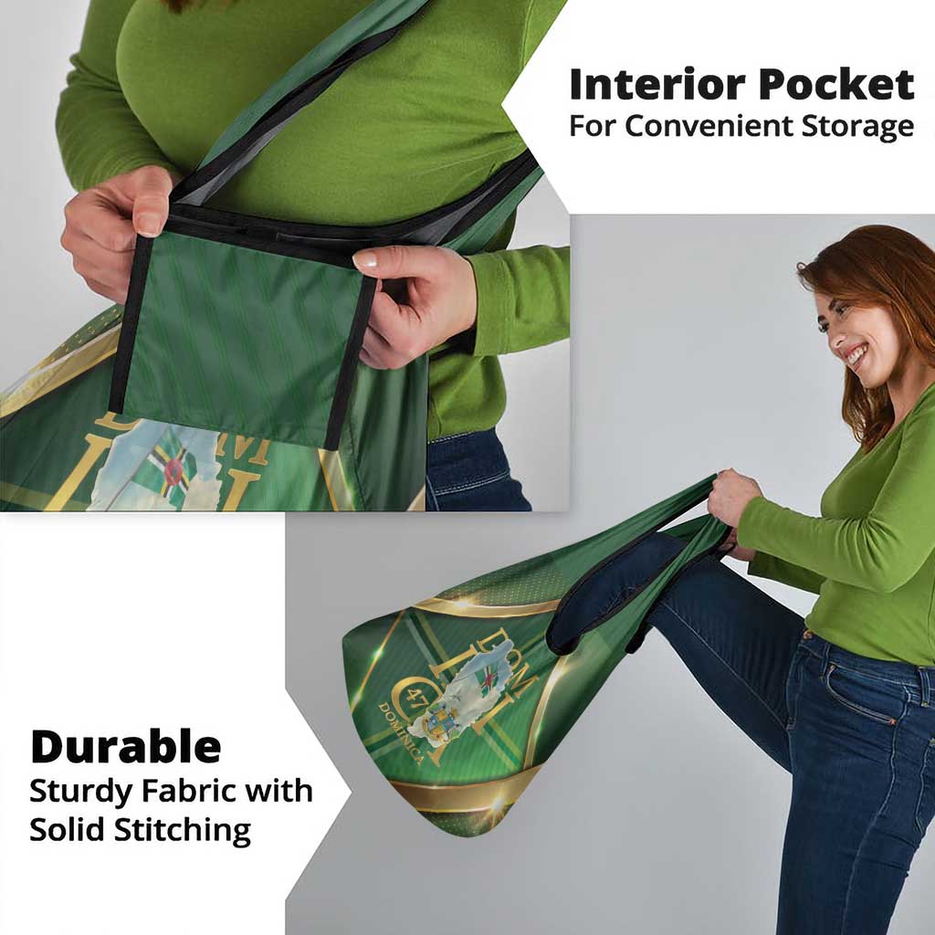 Dominica Independence Day Grocery Bag 47 Years Of Freedom - Wonder Print Shop