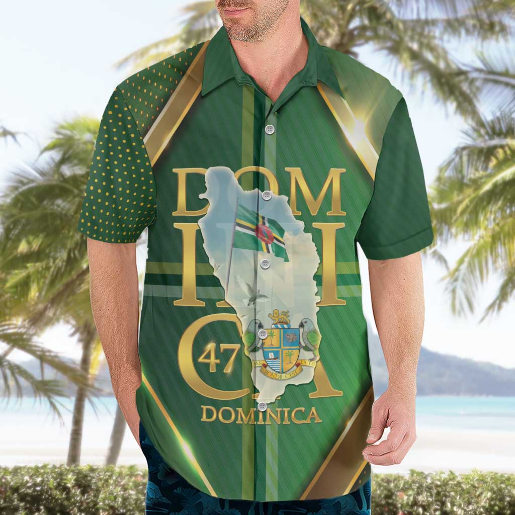 Dominica Independence Day Hawaiian Shirt 47 Years Of Freedom - Wonder Print Shop