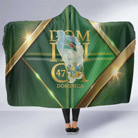 Dominica Independence Day Hooded Blanket 47 Years Of Freedom - Wonder Print Shop