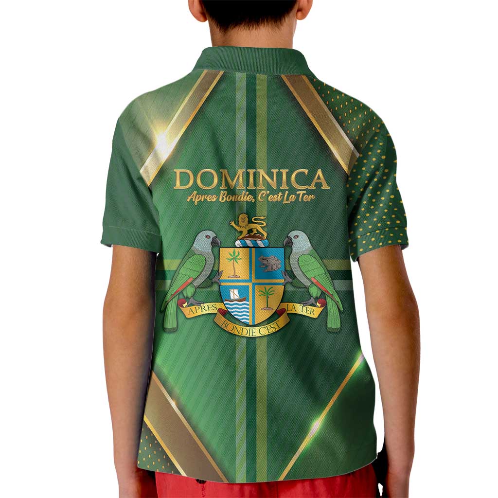 Dominica Independence Day Kid Polo Shirt 47 Years Of Freedom - Wonder Print Shop