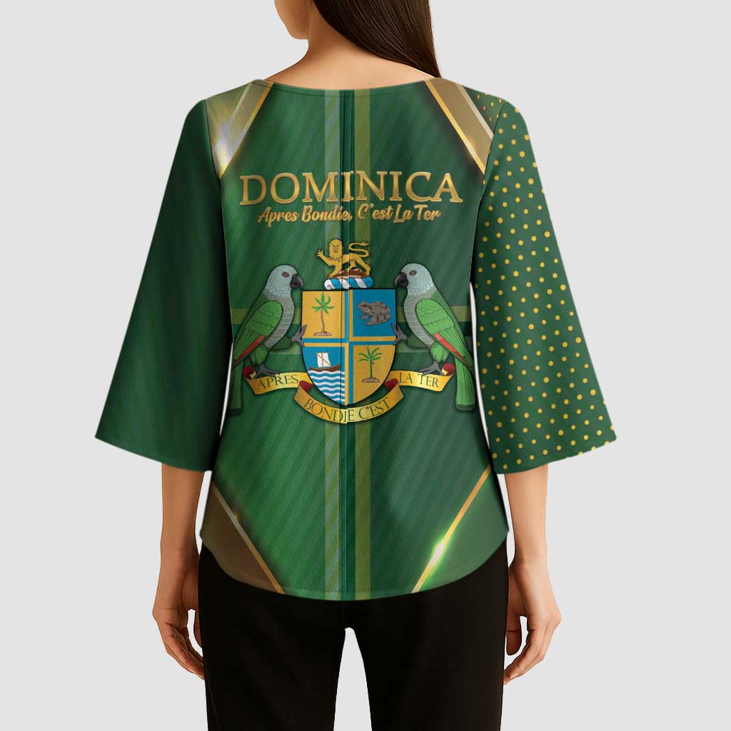 Dominica Independence Day Kimono Sleeve Blouse 47 Years Of Freedom - Wonder Print Shop