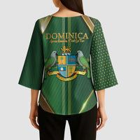 Dominica Independence Day Kimono Sleeve Blouse 47 Years Of Freedom - Wonder Print Shop