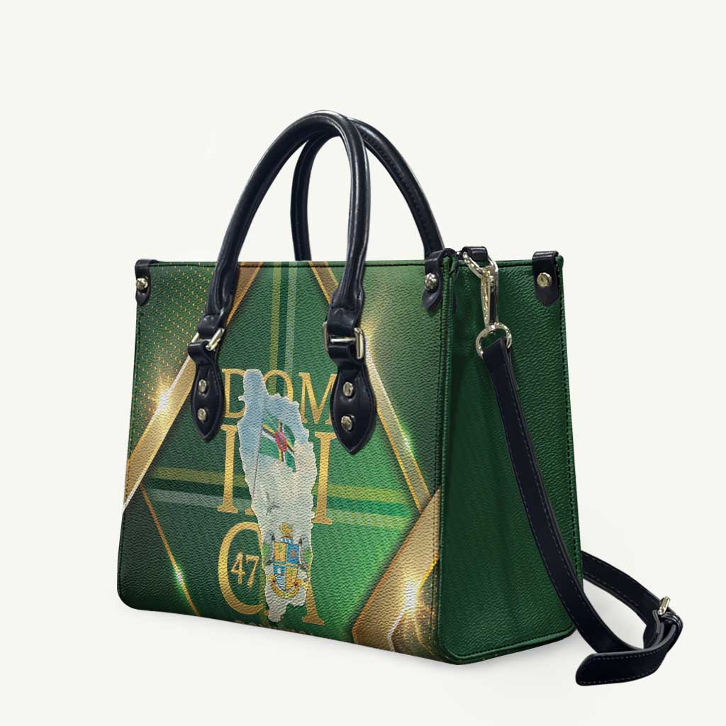 Dominica Independence Day Leather Bag 47 Years Of Freedom - Wonder Print Shop