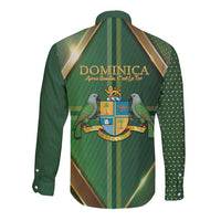 Dominica Independence Day Long Sleeve Button Shirt 47 Years Of Freedom - Wonder Print Shop