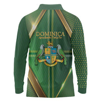 Dominica Independence Day Long Sleeve Polo Shirt 47 Years Of Freedom - Wonder Print Shop