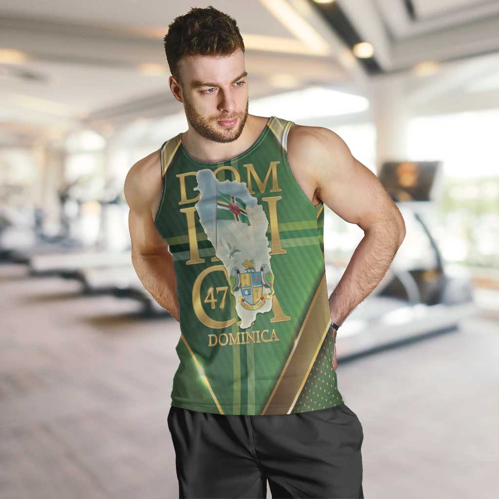 Dominica Independence Day Men Tank Top 47 Years Of Freedom - Wonder Print Shop
