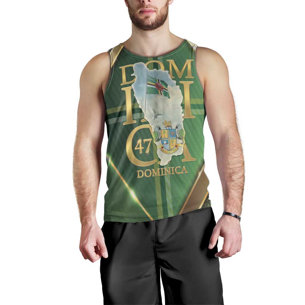 Dominica Independence Day Men Tank Top 47 Years Of Freedom - Wonder Print Shop