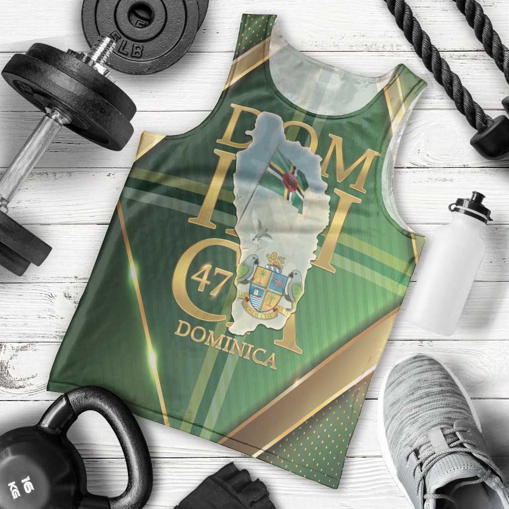 Dominica Independence Day Men Tank Top 47 Years Of Freedom - Wonder Print Shop