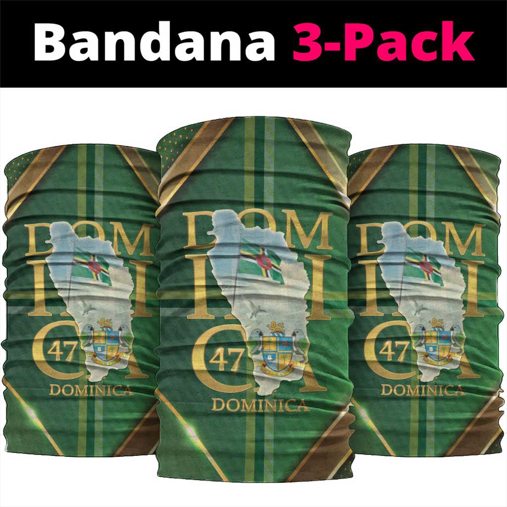 Dominica Independence Day Neck Gaiter 47 Years Of Freedom - Wonder Print Shop
