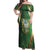 Dominica Independence Day Off Shoulder Maxi Dress 47 Years Of Freedom - Wonder Print Shop