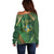 Dominica Independence Day Off Shoulder Sweater 47 Years Of Freedom - Wonder Print Shop