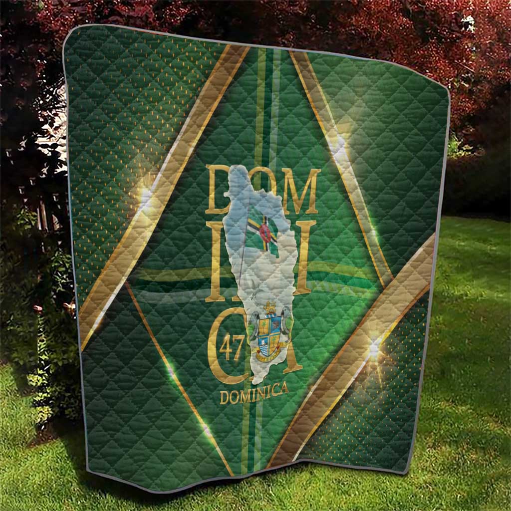 Dominica Independence Day Quilt 47 Years Of Freedom - Wonder Print Shop
