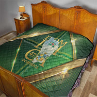 Dominica Independence Day Quilt 47 Years Of Freedom - Wonder Print Shop