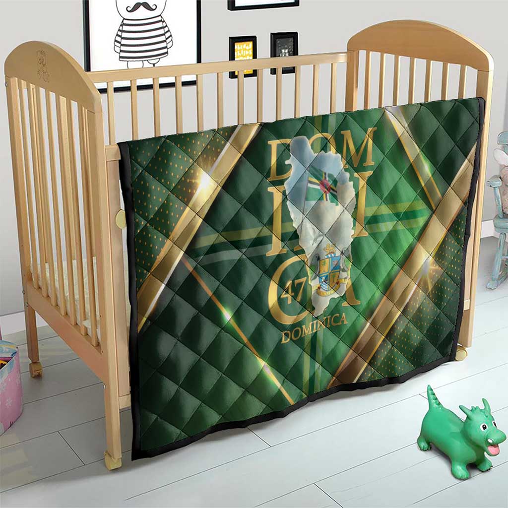 Dominica Independence Day Quilt 47 Years Of Freedom - Wonder Print Shop