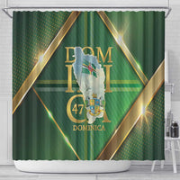 Dominica Independence Day Shower Curtain 47 Years Of Freedom - Wonder Print Shop