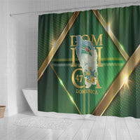 Dominica Independence Day Shower Curtain 47 Years Of Freedom - Wonder Print Shop