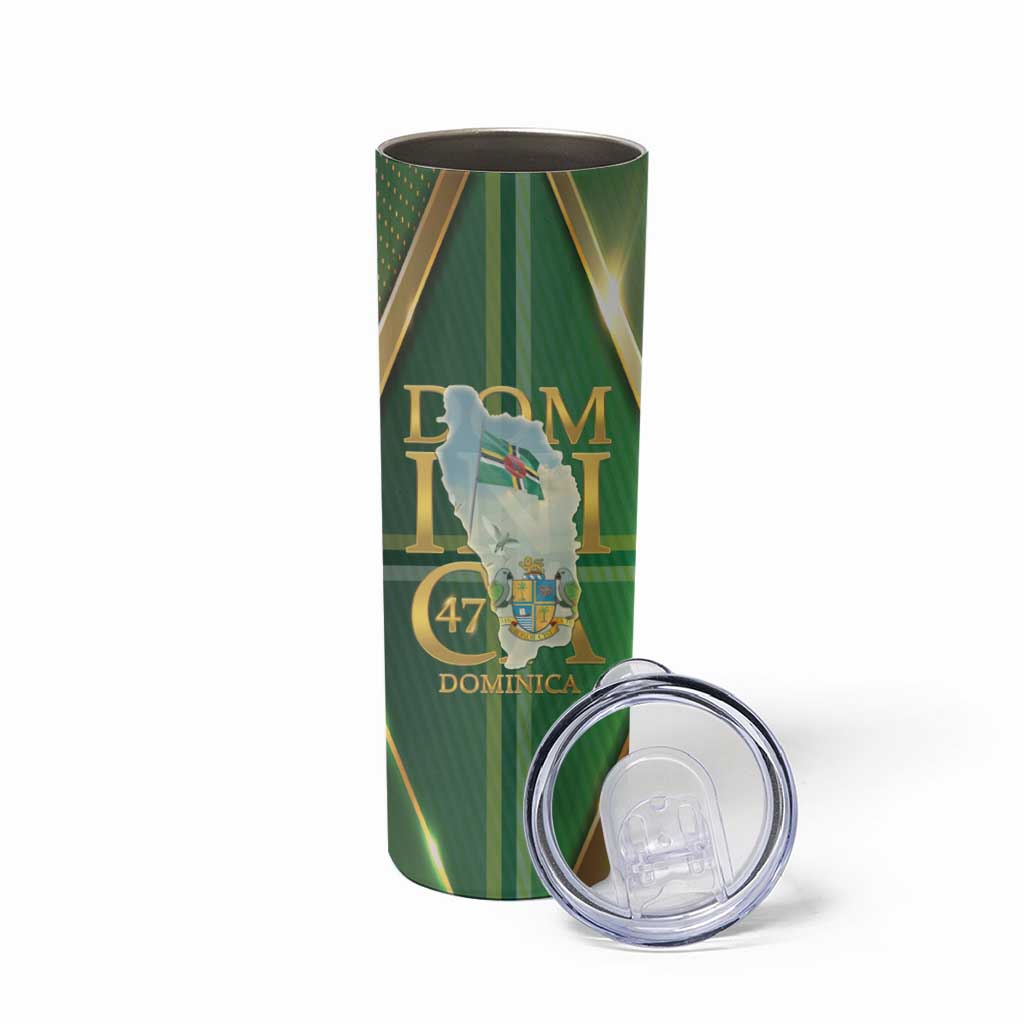Dominica Independence Day Skinny Tumbler 47 Years Of Freedom - Wonder Print Shop