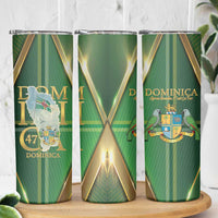 Dominica Independence Day Skinny Tumbler 47 Years Of Freedom - Wonder Print Shop