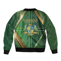 Dominica Independence Day Sleeve Zip Bomber Jacket 47 Years Of Freedom - Wonder Print Shop