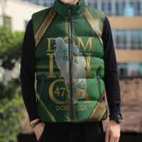 Dominica Independence Day Sleeveless Puffer Jacket 47 Years Of Freedom - Wonder Print Shop