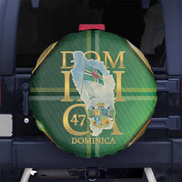 Dominica Independence Day Spare Tire Cover 47 Years Of Freedom - Wonder Print Shop