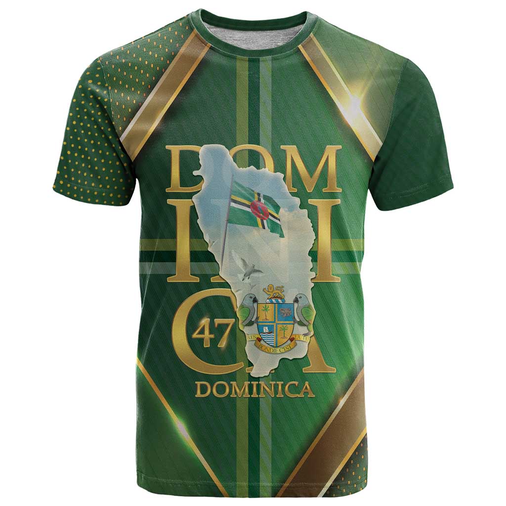 Dominica Independence Day T Shirt 47 Years Of Freedom - Wonder Print Shop