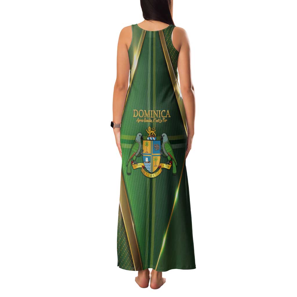 Dominica Independence Day Tank Maxi Dress 47 Years Of Freedom - Wonder Print Shop