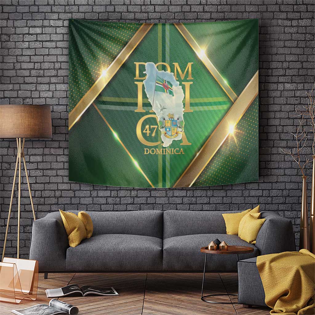 Dominica Independence Day Tapestry 47 Years Of Freedom - Wonder Print Shop