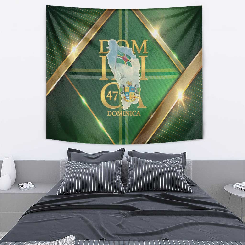 Dominica Independence Day Tapestry 47 Years Of Freedom - Wonder Print Shop