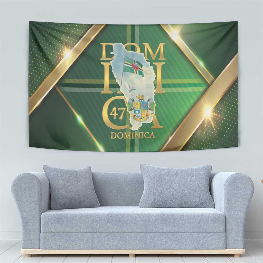 Dominica Independence Day Tapestry 47 Years Of Freedom - Wonder Print Shop