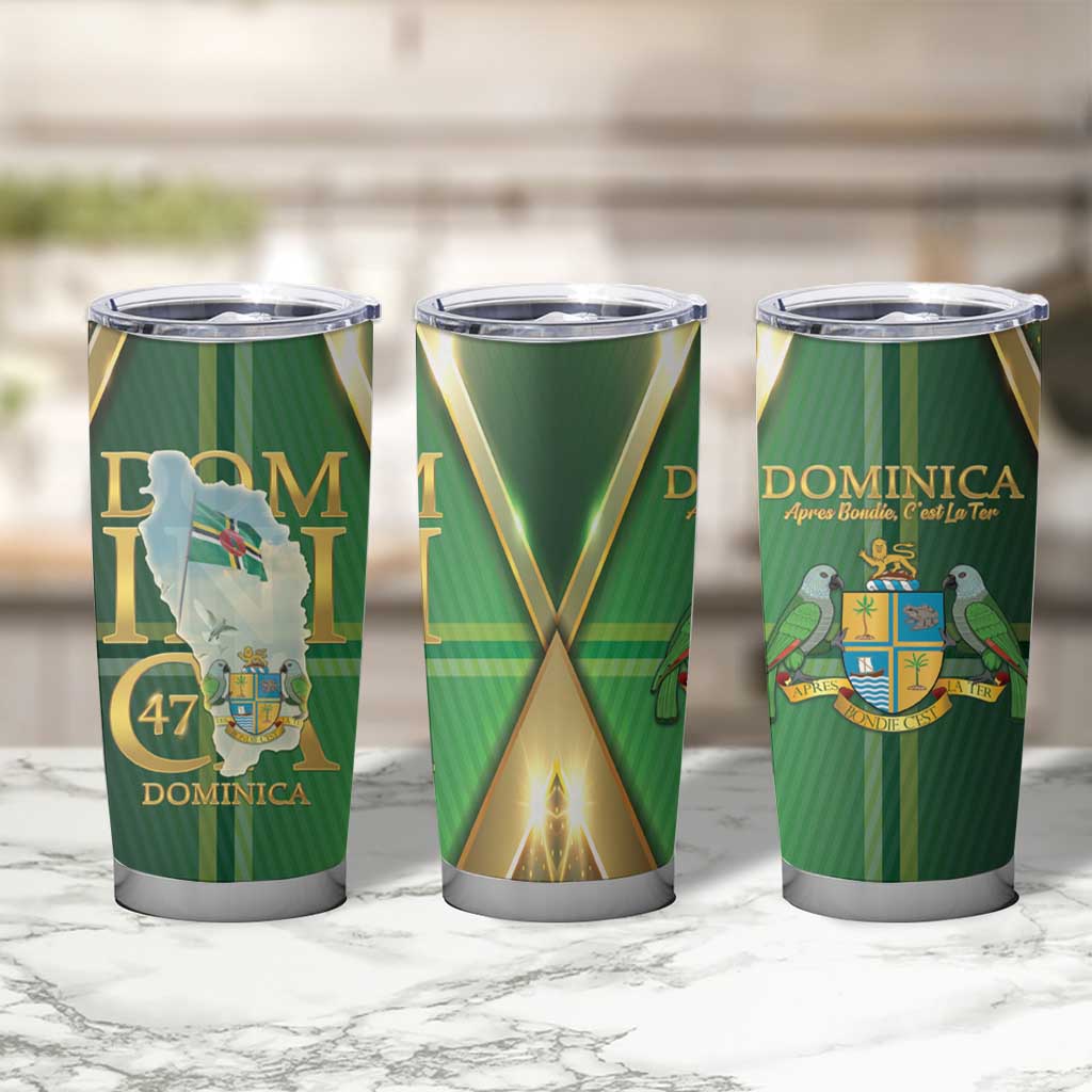 Dominica Independence Day Tumbler Cup 47 Years Of Freedom - Wonder Print Shop