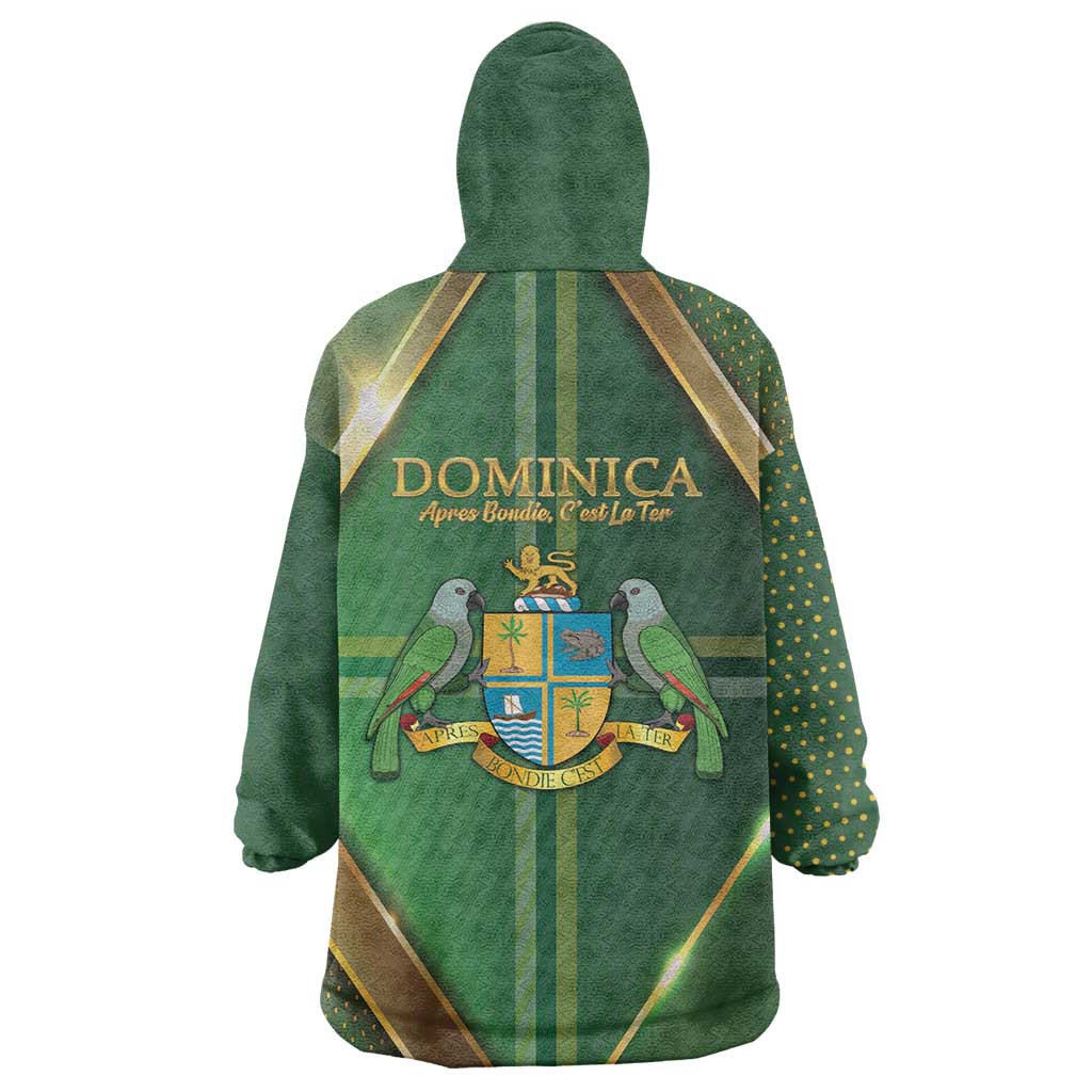 Dominica Independence Day Wearable Blanket Hoodie 47 Years Of Freedom - Wonder Print Shop